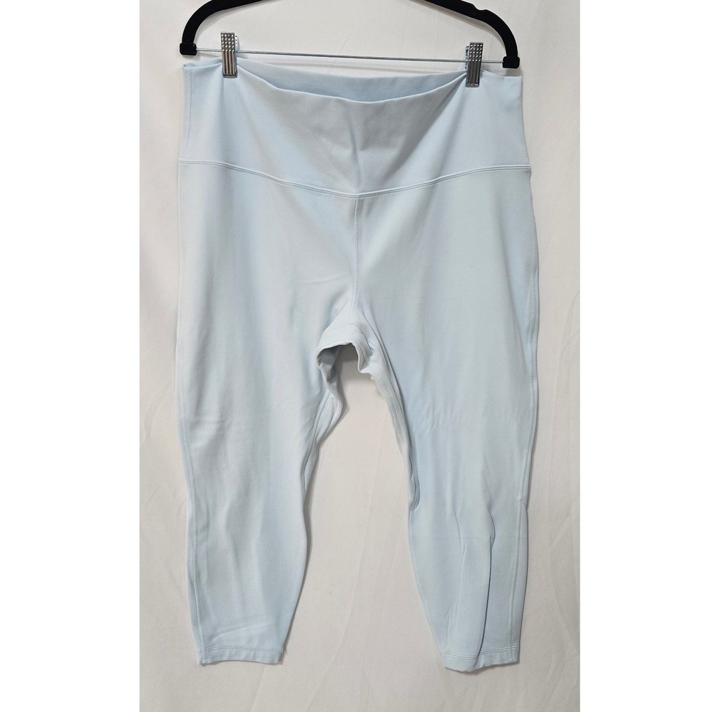Lululemon women plus size 20 Align leggings light blue athletic gym yoga